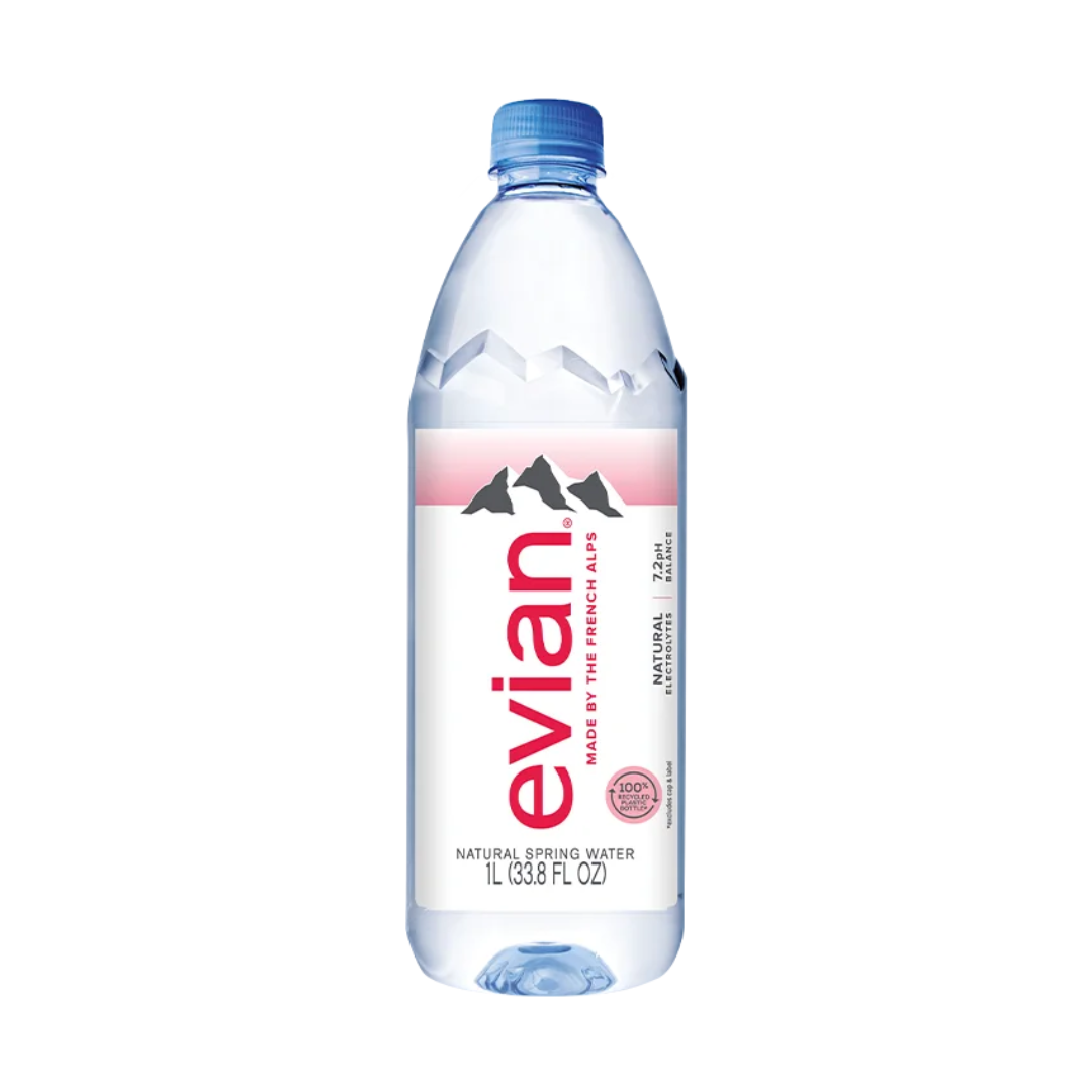 Evian Natural Spring Water 1L